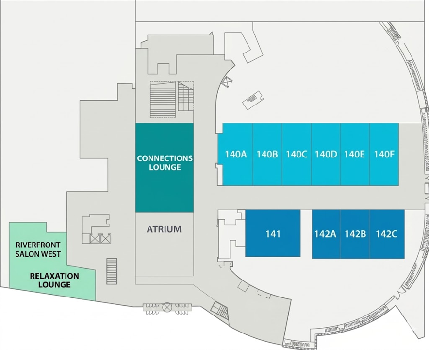 Huntington Place Level 1 floor plan